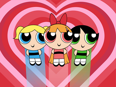 PowerPuff Girls by nazia on Dribbble