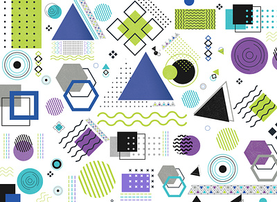 Grunge with Geometric shapes wallpaper animation cartoon design geometric geometry grunge texture illustraion illustration illustrator logo shapes vector wallpaper