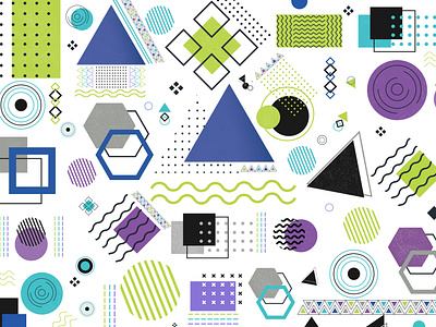 Grunge with Geometric shapes wallpaper