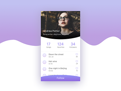 Daily ui 06 - Profile