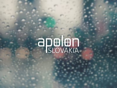 Apolon Slovakia corporate identity logo logotype window