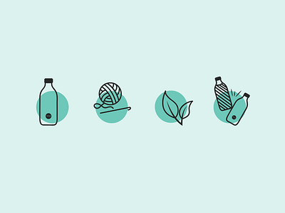 Icons for e-shop design draw illustration