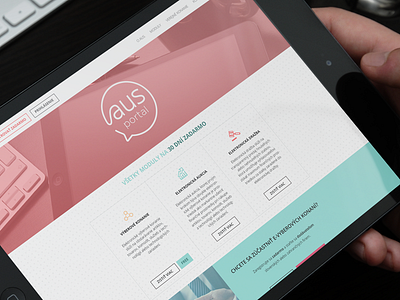 AUSportal redesign webdesing