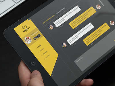 Trophy14 app webdesign website