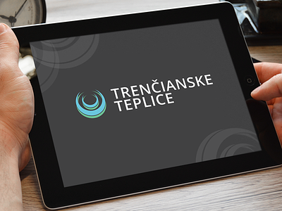 Logo for town Trenčianske Teplice design logo logotype
