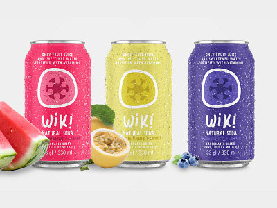 Wiki Natural soft-drink brand brand design can candesign logo design logotype packaging soda can soft drink