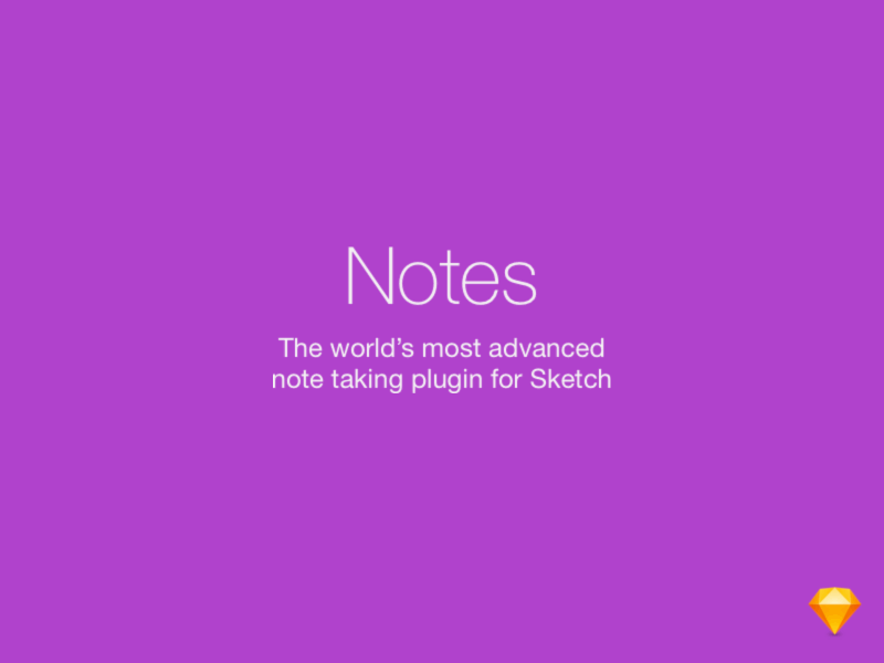 Notes—A sketch plugin for taking notes notes plugin sketch sketchapp