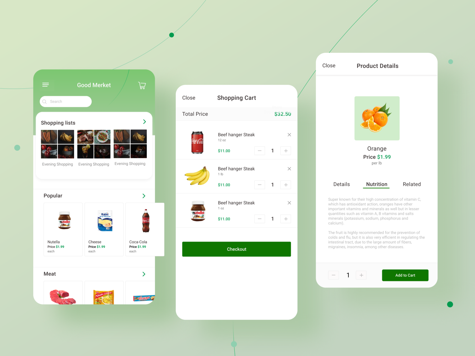 App - Market Delivery by Milena Santos on Dribbble