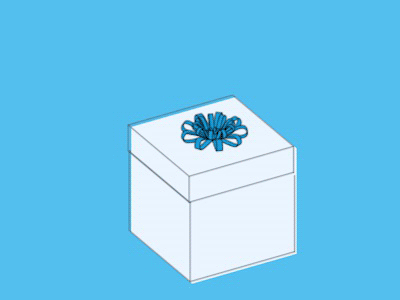Hand-in-a-Box 2d 3d animation gif
