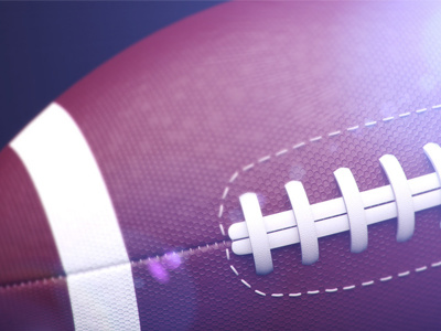 American football ball (light test) 3d animation ball football icon motion movie rugby sport sports