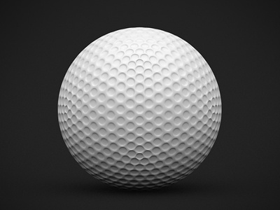 Golf ball 3d ball golf icon sports