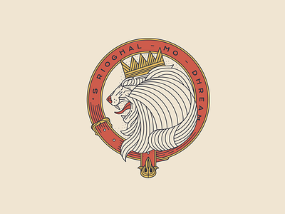 MacGregor - Vector animal logo badge badge design circle illustrations illustrator lion logo mark monoline sigil