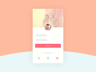 #DailyUI #001 - sign up