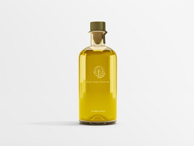 Kiparisias Gi Olive Bottle branding logo package design packaging