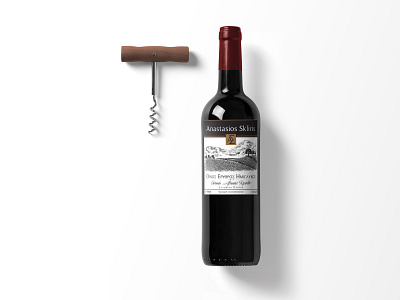 ANASTASIOS SKLIRIS Wine Labeling bottle branding design illustration packaging wine wine bottle wine label winery