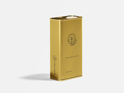 Kiparisias gi Olive Can brand design branding can design logo olive oil packaging vector