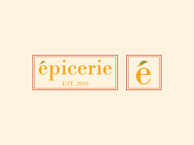 Épicerie brand design branding dribbleweeklywarmup groceries logo