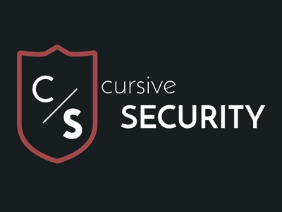 Shield Logo - Cursive Security