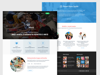 MAMTA Health Institute for Mother and Child Website Concept concept mamta responsive ui ui design user experience user interface ux ux design web website