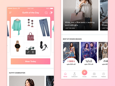 Wardrobe iOS App Design by Devender Kumar on Dribbble