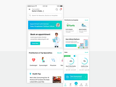Medical App - A daily activity combo clinical app