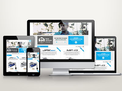 2015 Mizuno Responsive Redesign ecommerce responsive sports website