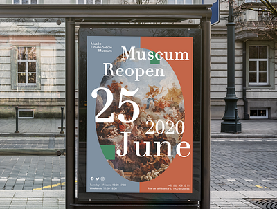 Museum Poster branding design graphic design