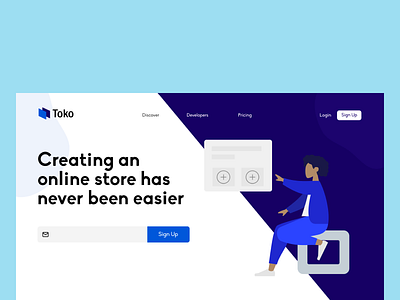 Toko Landing Page