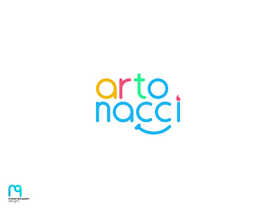 Artonacci Logo art brand design branding colorful design icon logo logo design wordmark