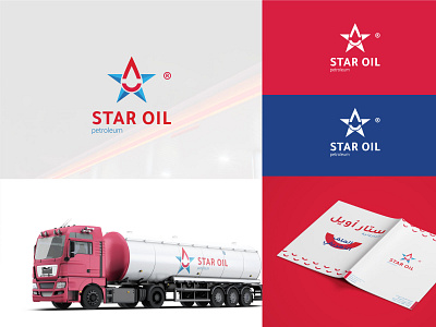 Star Oil Branding brand design branding brochure design graphic design icon illustration logo logomark mockup sticker vector