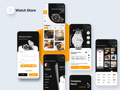 Watch store UI Kit