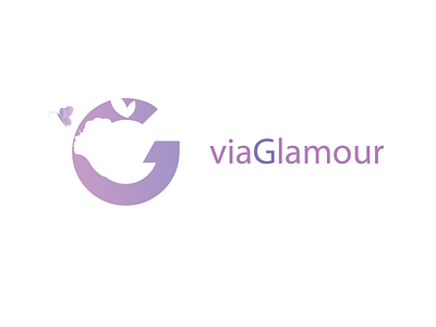 viaGlamour logo branding