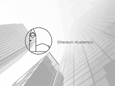Ethereum Academics Logo branding design illustration illustrator logo logodesign logos