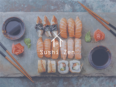 Sushi Zen Logo branding