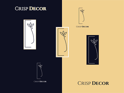 Crisp Decor Logo branding design illustrator logo logodesign logos