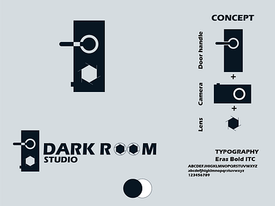 Dark Room Studio Logo Branding