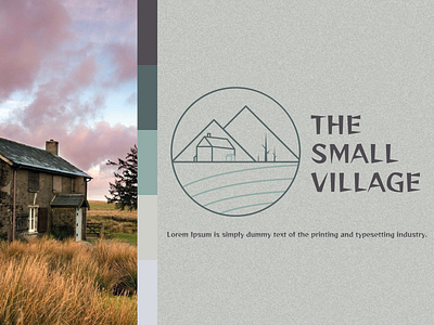The Small Village branding design graphicdesign illustration illustrator logo logodesign logos