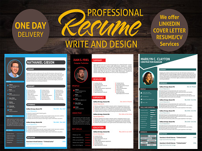 Professional Resume write and Design