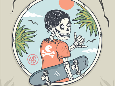 skull skater relax everything is gona be fine