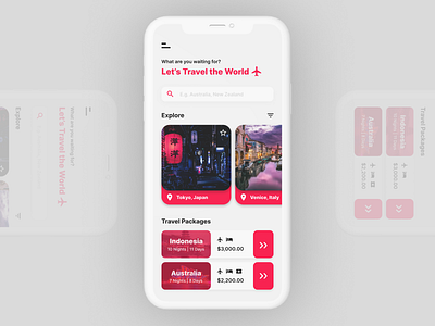 Travel App Design app chennai design minimal travel travel app ui uidesign