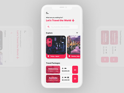 Travel App Design