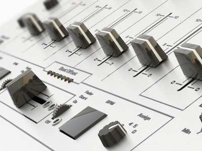 DJ Mixer (Preview II) dj mixer model music ray faustino render