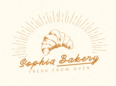 Sophia Bakery branding calligraphy design font handlettering lettering lettering art logo monoline script script lettering typography