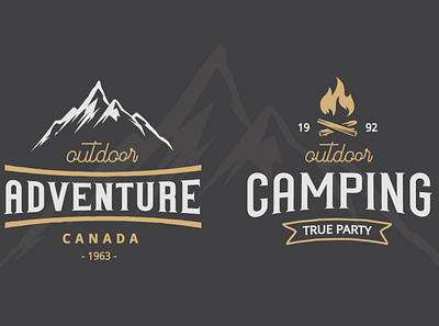 Camping Emblem | font preview branding calligraphy design font handlettering lettering lettering art logo logotype typography