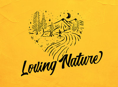 Loving Nature | font preview branding calligraphy design font handlettering lettering lettering art script script lettering typography