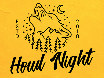 Howl Night | font preview branding calligraphy design font handlettering lettering lettering art logo script typography