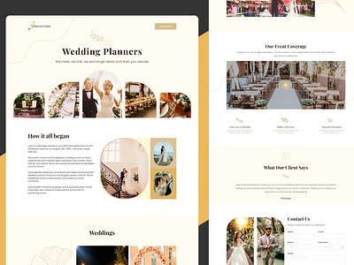Wedding theme web template