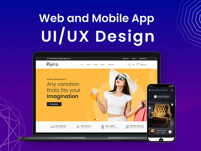 Online Shopping web design 3d animation branding graphic design logo motion graphics ui