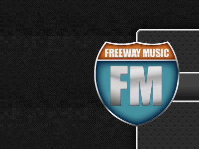 Freeway Music FM freeway music logo texture website