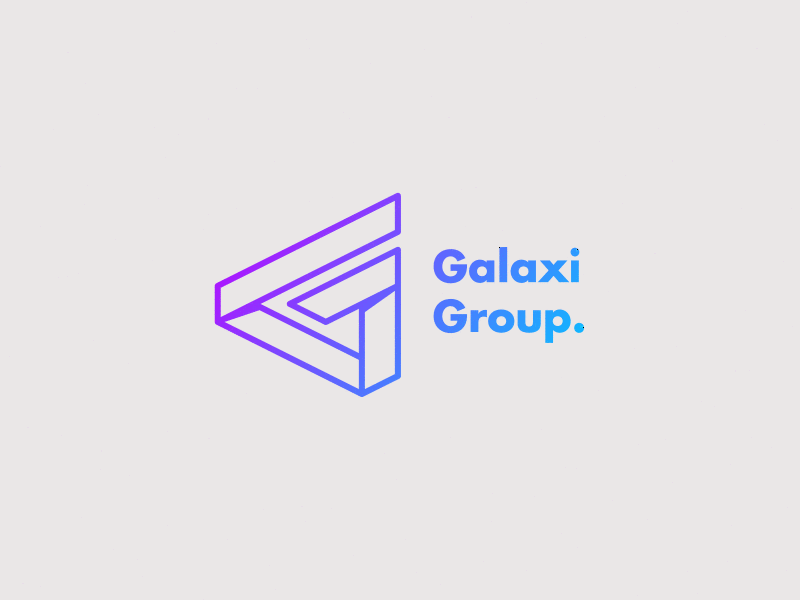 Galaxi logo label music logo galaxi branding